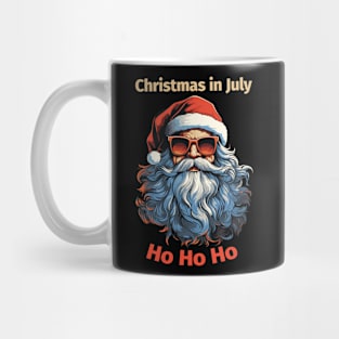 Santa's Sunny Selfie | "Christmas in July" Santa T-Shirt Mug